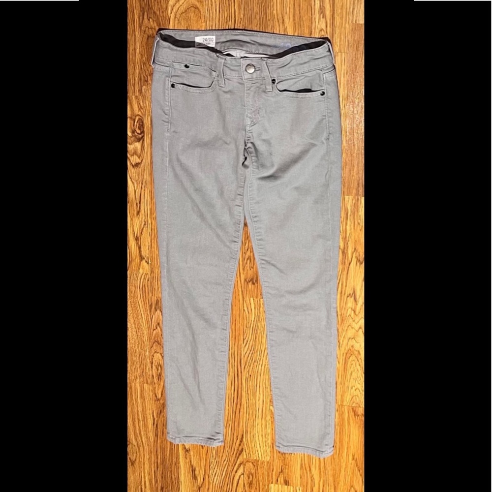 Gap 1969 Jeans Women's Gray Always Skinny Jeans Size 24/00